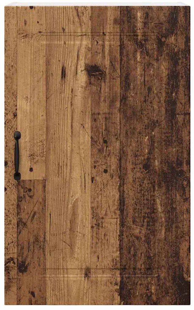 Fali konyhaszekrény polcokkal Öreg fa 50 x 31 x 80 cm Faanyag