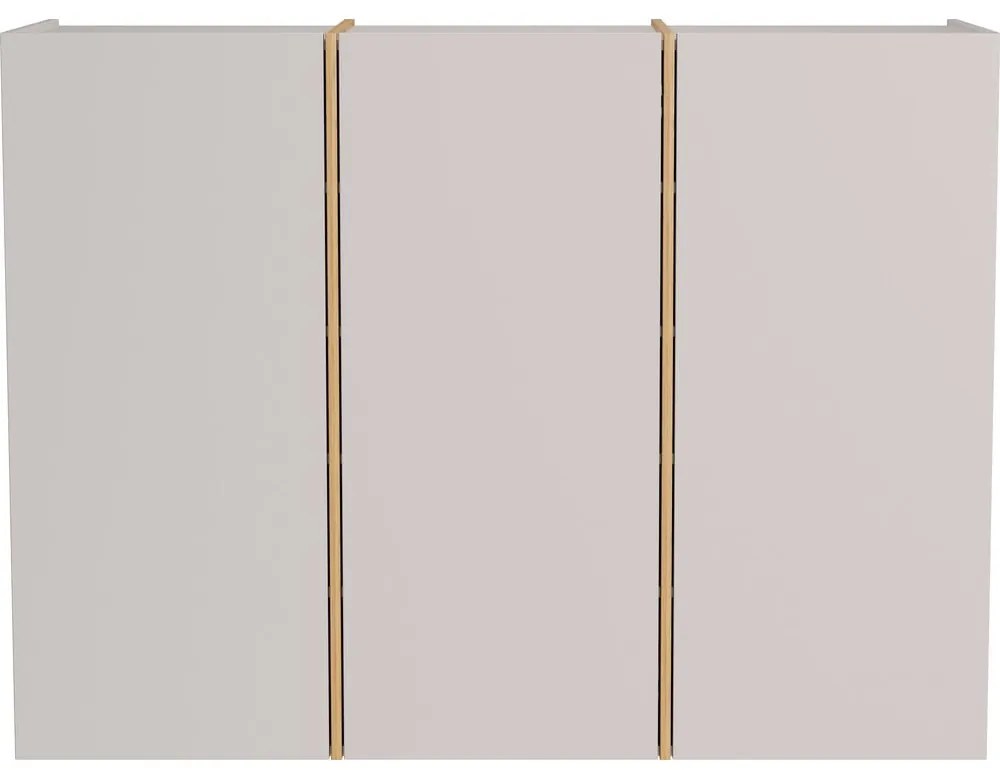 Krémszínű előszoba bútor 138x200x37 cm Libbiano – Germania