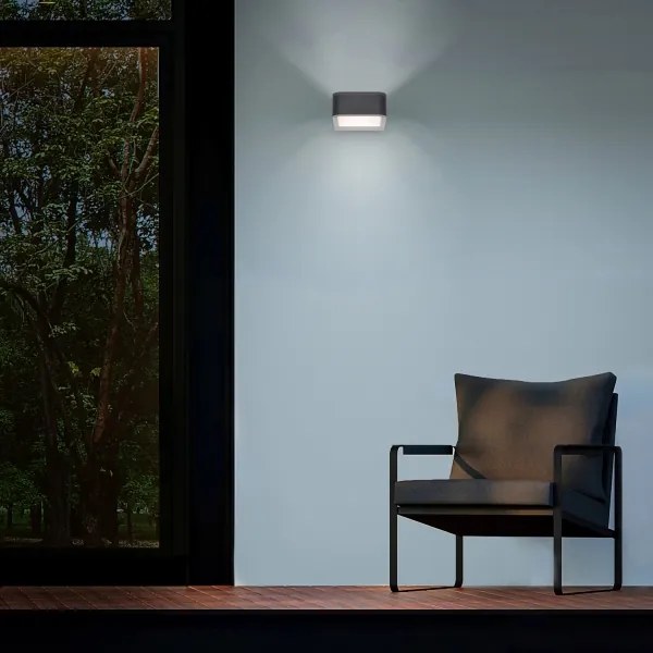 Brilagi - LED Kültéri lámpa BARI LED/7W/230V 3000/4000/6000K antracit IP54