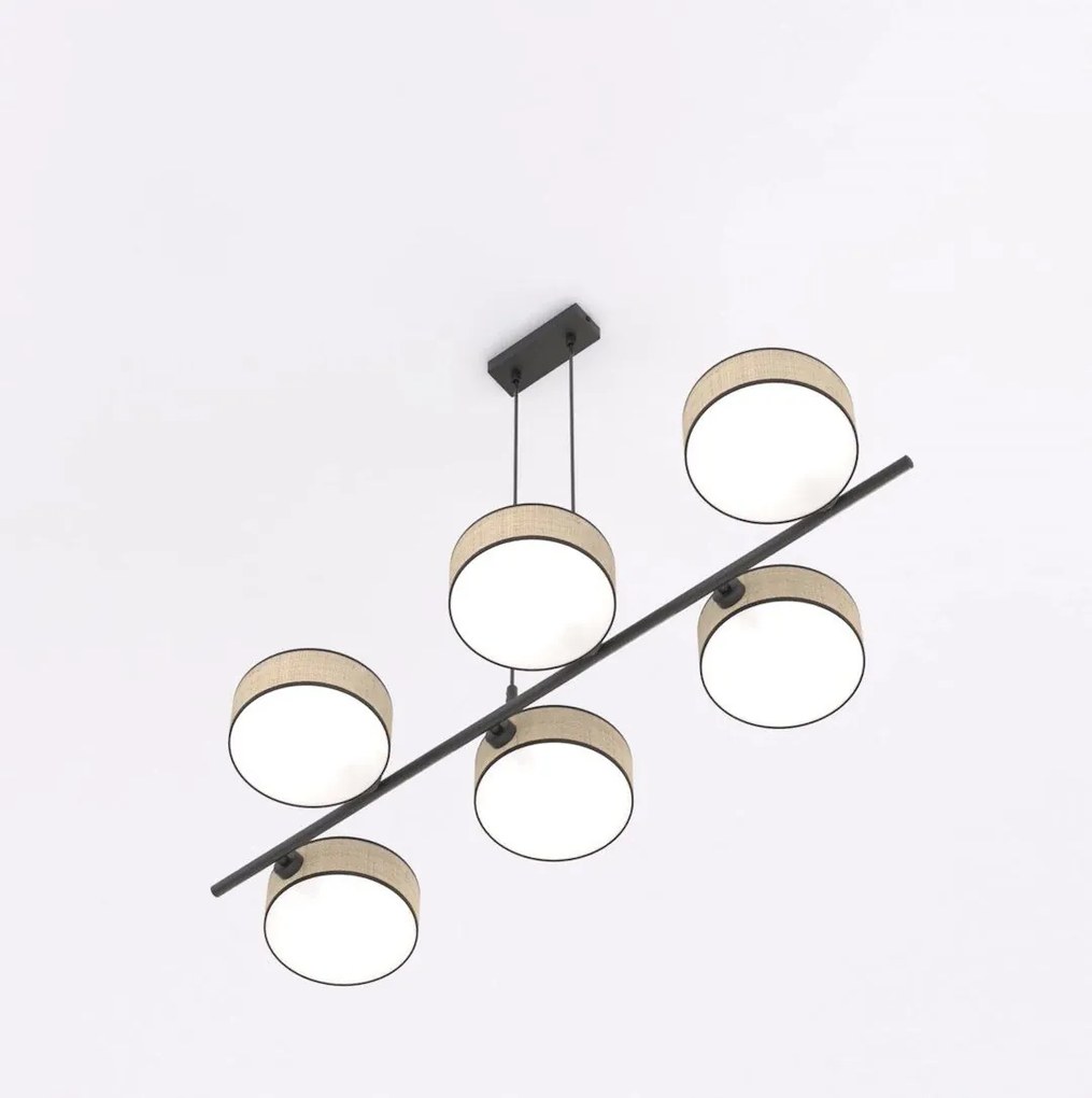 Emibig modern függeszték drumz barna fekete emi1565/6