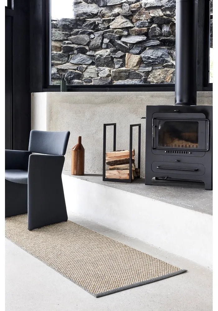 Bézs kültéri-beltéri szőnyeg 85x160 cm Effi Granit – Pappelina