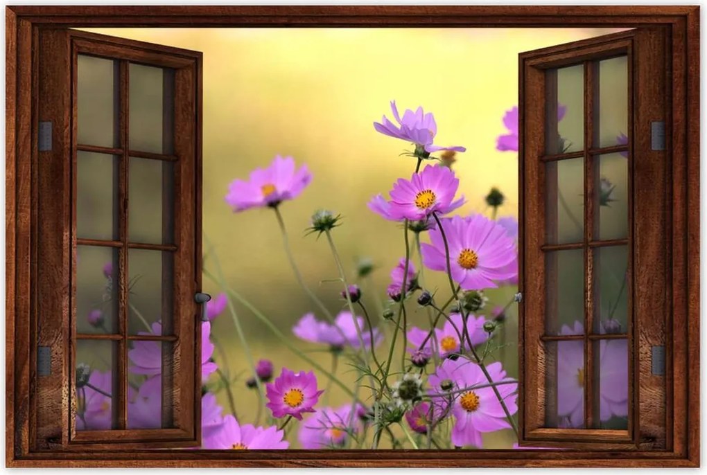 Poszterek 90x60 Finom virágok a réten