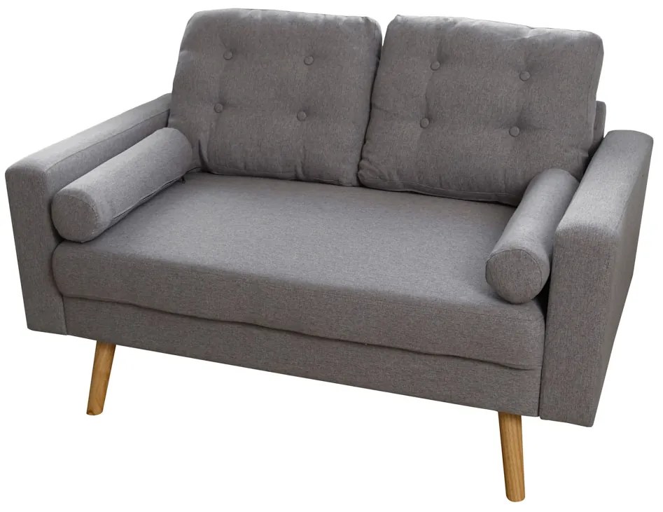 MANDI VELVET szürke 2 személyes kanapé