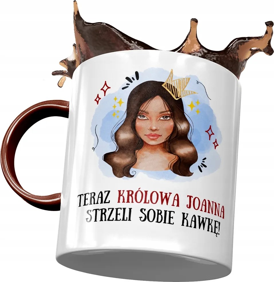 Bordó Bögre Johannának Asi Barátnőknek Ajándék Nyomtatott Fotóval