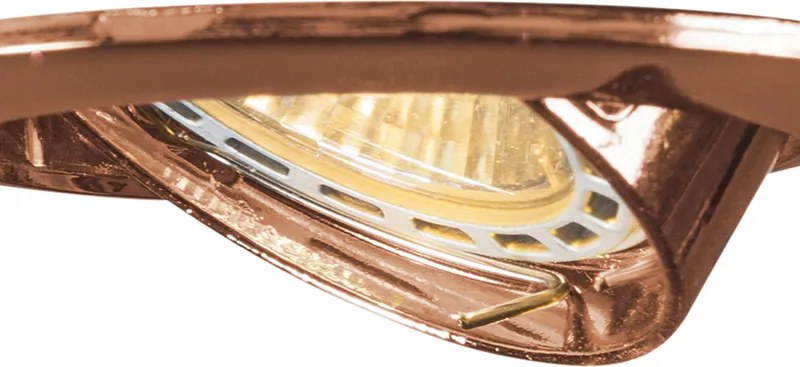 Okos süllyesztett spotlámpa réz dönthető, Wi-Fi GU10-zel - Edu