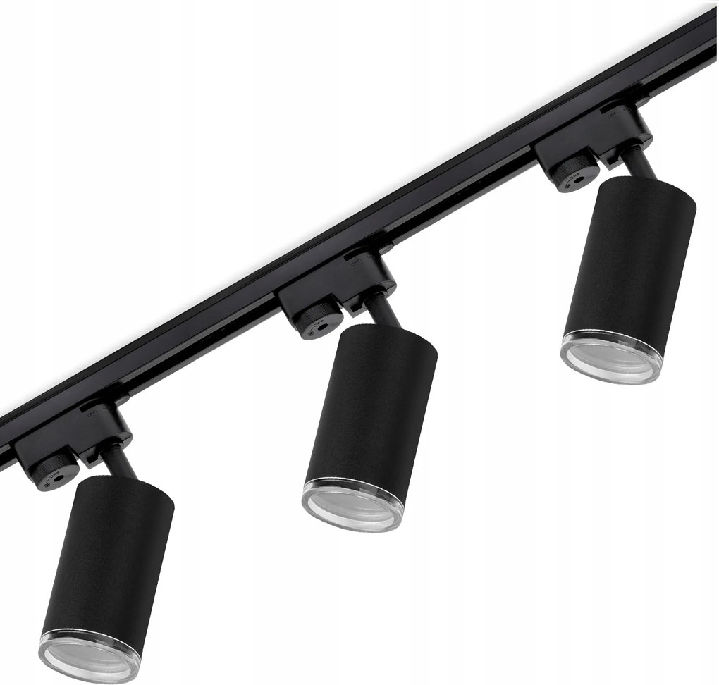 Sínkábel szett Sín 1m 3x Mennyezeti lámpa Spot reflektor GU10