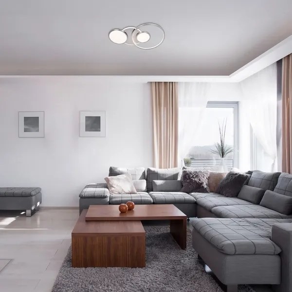 Rabalux 6890 - LED Felületre szerelhető csillár FULVIA LED/50W/230V fényes króm