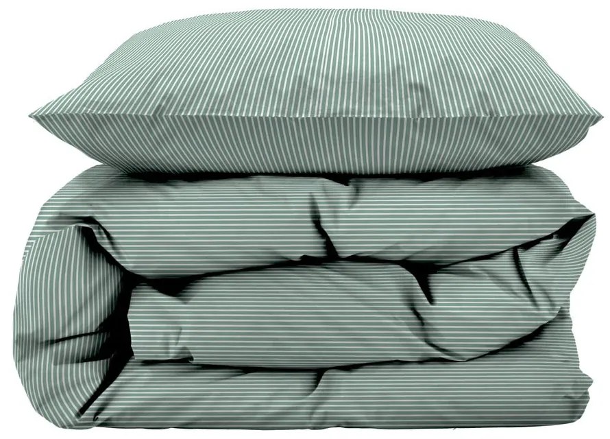 Világoszöld egyszemélyes pamut ágyneműhuzat 140x200 cm Cheerful – Södahl