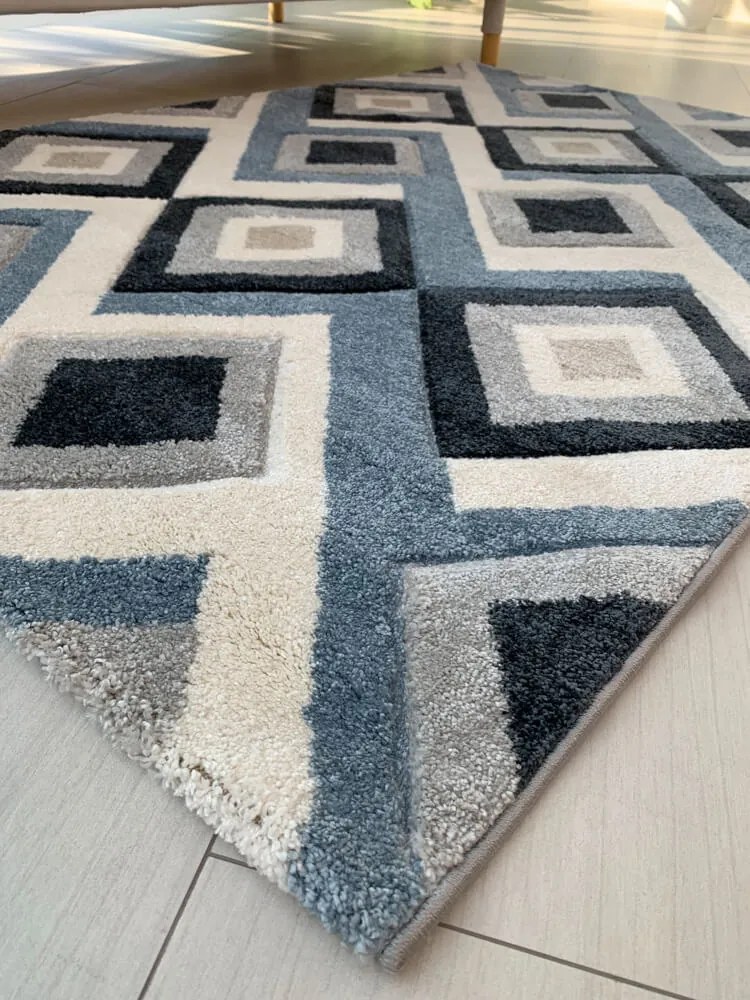 Franco 2404 blue-gray (kék-szürke) szőnyeg 60x110cm