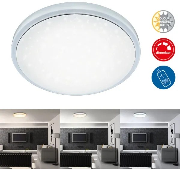Brilo - LED Dimmelhető mennyezeti lámpa STARRY SKY LED/18W/230V 3000-6500K + távirányító
