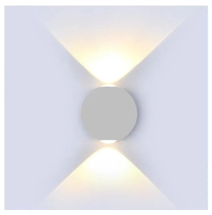 LED Kültéri fali lámpa LED/6W/230V 3000K IP65 szürke