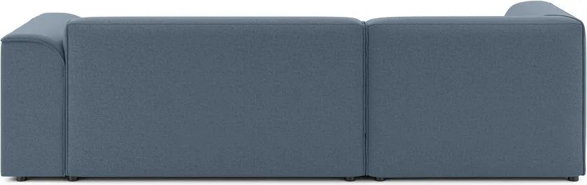 Kék sarokkanapé (bal oldali-heverő résszel) Merid – Ropez