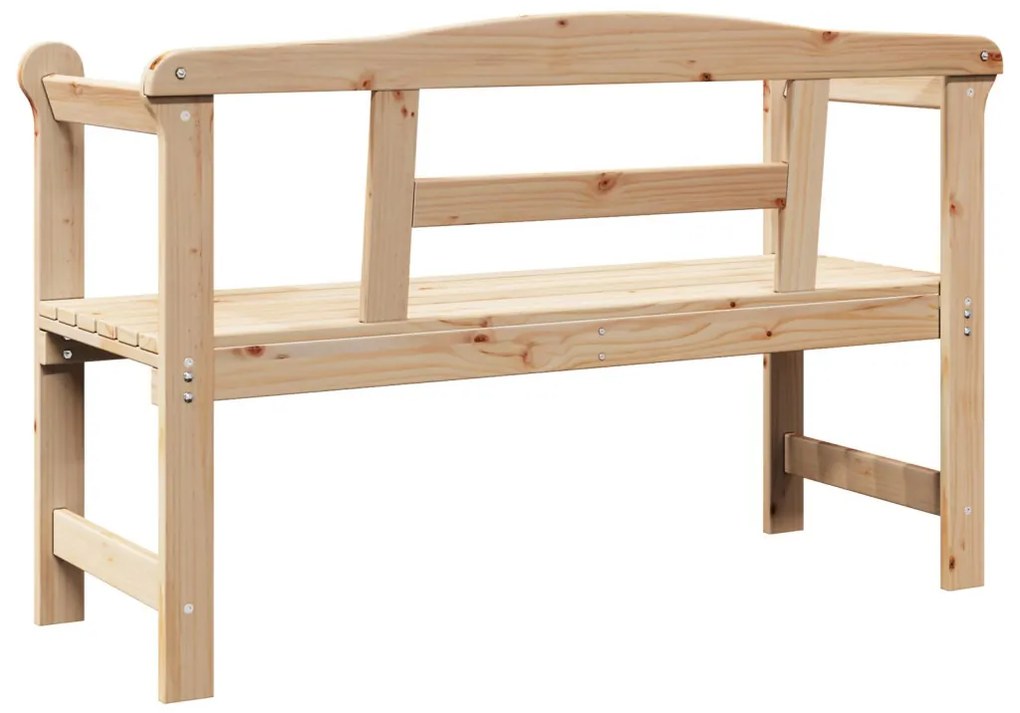 Kültéri Pad 119x76x44 cm Tömör Fenyő