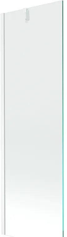 Mexen Next, kádparaván 1 szárny 60 x 150 cm, fix szárny, 6 mm átlátszó üveg, fehér profil, 895-060-000-00-00-20