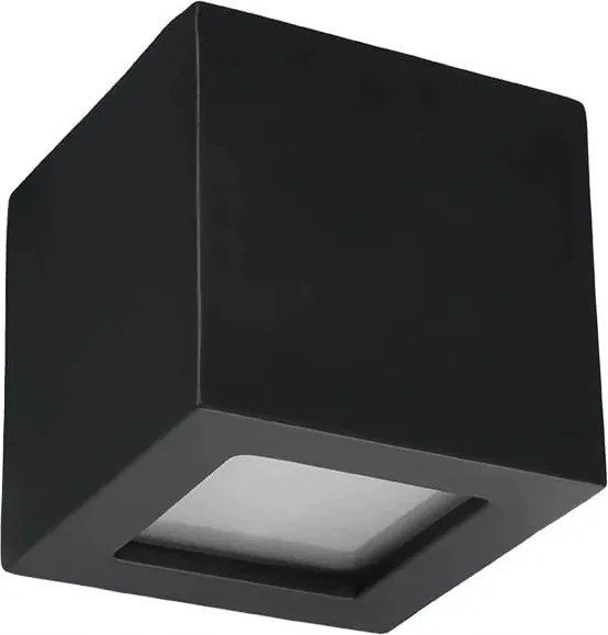 Kerámia fali lámpa Leo Fekete Sollux Lighting