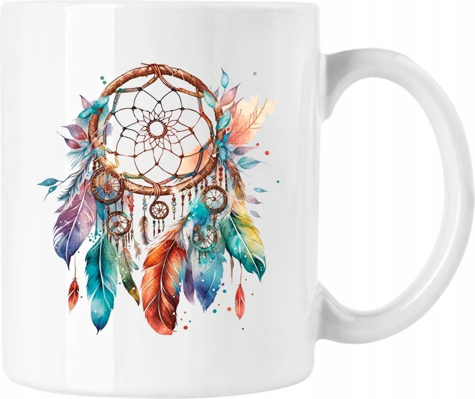 Bögre Toll boho Művészet 3 Fehér 330ml