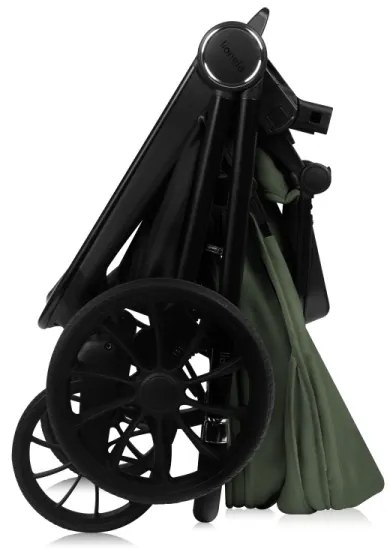 Lionelo - MIKA PLUS 2 az 1-ben kombinált babakocsi, olívazöld