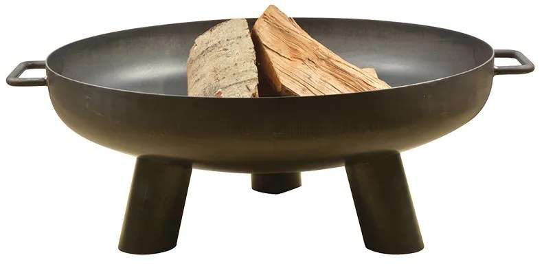 Fém tűzrakó tál, 60 cm átmérőjű