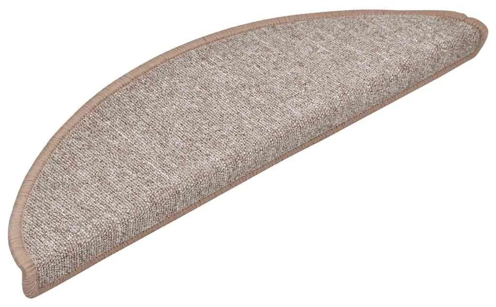 20 db világosbarna lépcsőszőnyeg 56x17x3 cm