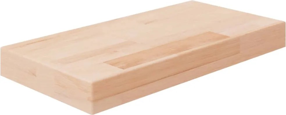 vidaXL kezeletlen tömör tölgyfa polclap 40 x 20 x 4 cm