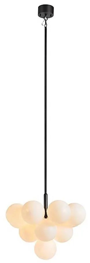 Markslöjd 107911 - Rúdra szerelt csillár MERLOT 13xG9/20W/230V átm. 56 cm fehér/fekete