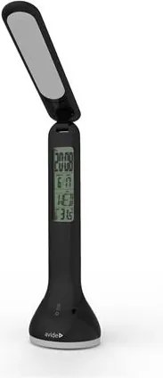 Asztali lámpa, LED, 4W, AVIDE Calendar, fekete (AVALRGBB)