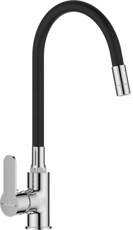 Invena Konyhai Csaptelep Xanti, Króm/fekete