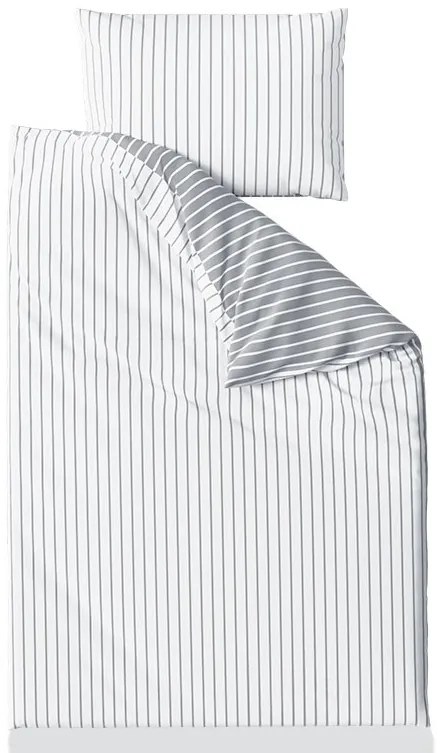 Renforcé pamut ágyneműhuzat CAPRIVI szürke gomb Ágyneműhuzat mérete: 70x90 cm, 140x200 cm