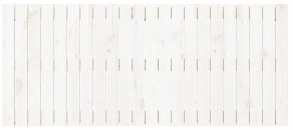 fehér tömör fenyőfa fali fejtámla 140x3x60 cm