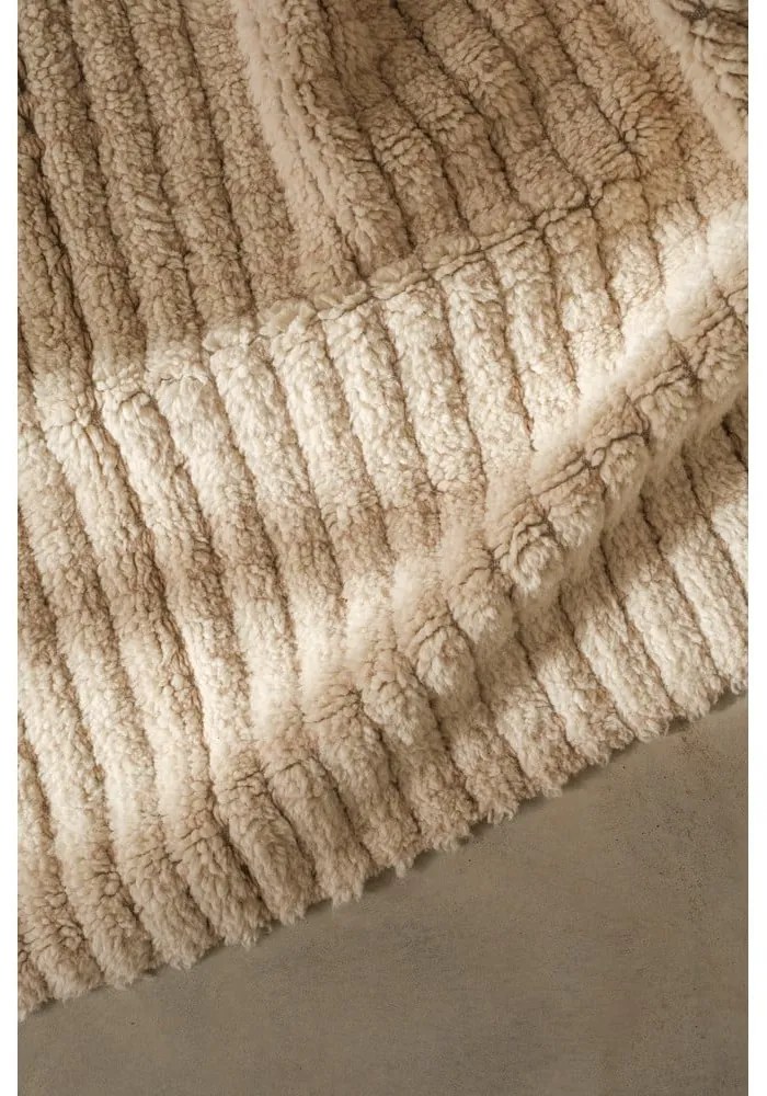 Bézs mosható-kézi szövésű gyapjú szőnyeg 170x240 cm Unexpected Wool – Lorena Canals