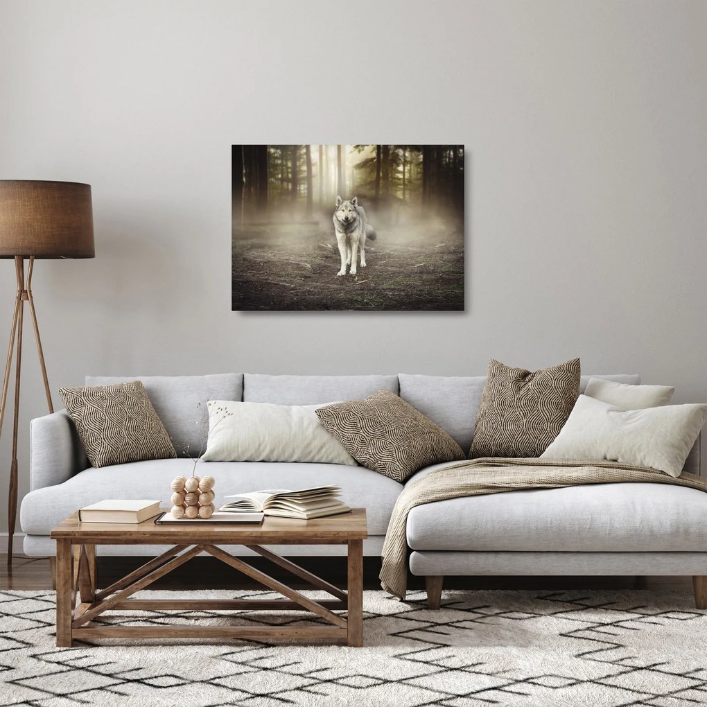 Kép - erdő őr (üvegen) (70x50 cm)