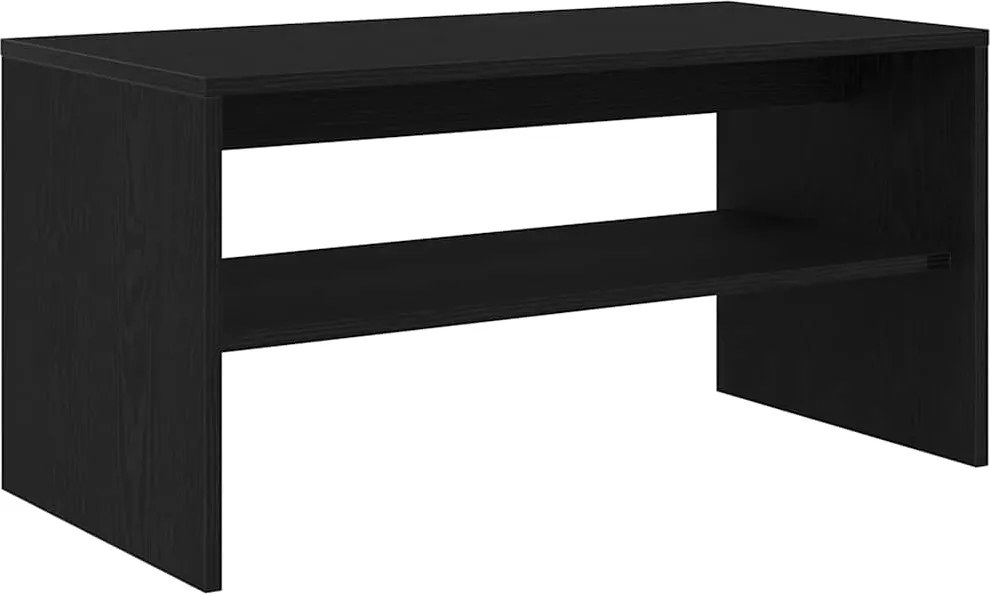 vidaXL fekete tölgy színű szerelt fa TV-szekrény 80 x 40 x 40 cm