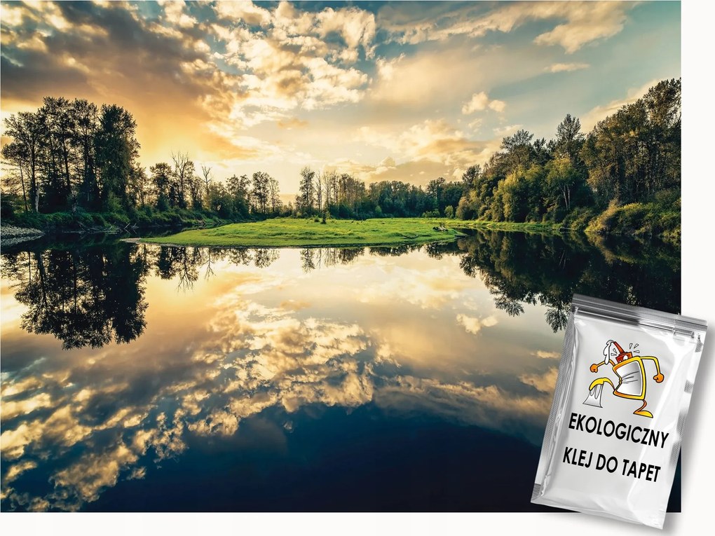 Fotótapéta Flizelina Tájkép Természet Tó Erdő Nyugat 400x280 ragasztó