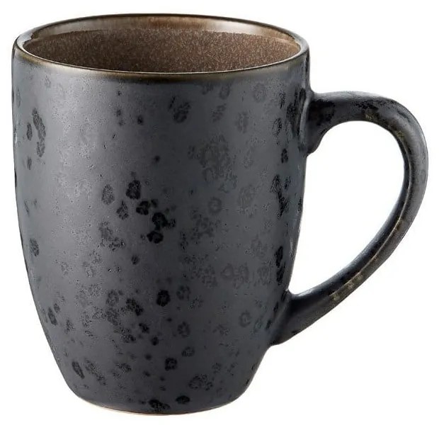 Fekete-sötétkék kerámia bögre szett 4 db-os 300 ml Gastro Black/Mix – Bitz