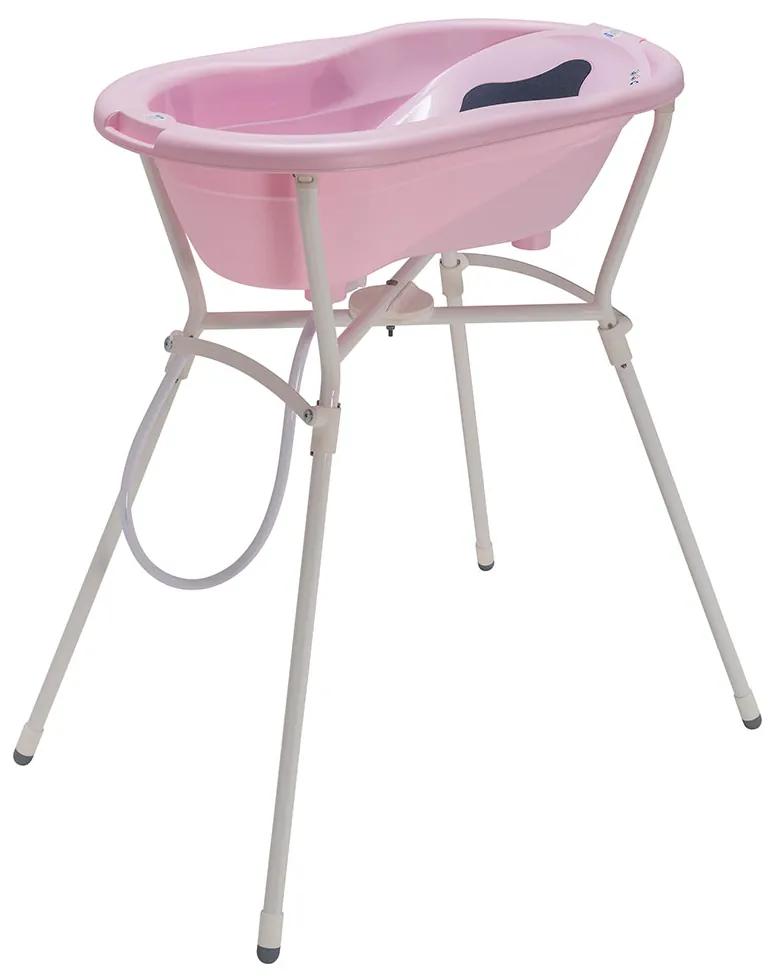 Rotho Babydesign TOP babafürdető szett, rózsaszín gyöngyház