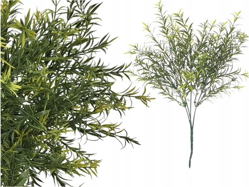 Mesterséges Csokor Rozmaring Fejka Zöld Fal Dekoráció Növény