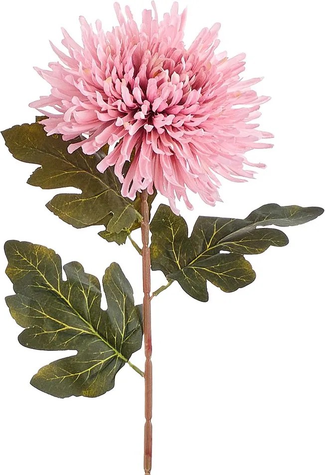 FLORISTA krizantém, rózsaszín 73cm