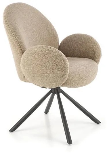 K498 forgatható étkezőszék bézs