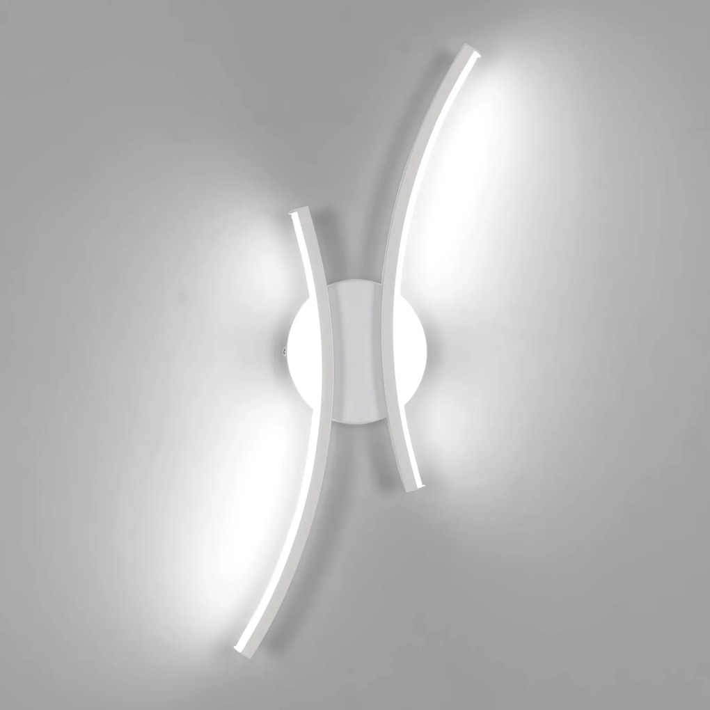 Fali lámpa Comely Fehér Integrált Led fényforrás 18W