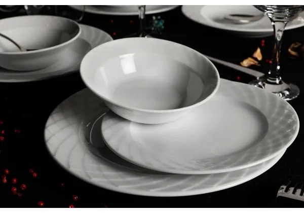 24 darabos fehér/porcelán étkészlet