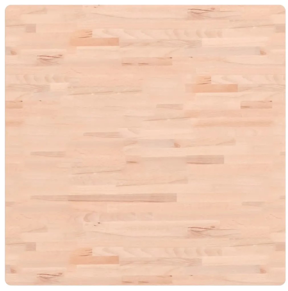 tömör bükkfa négyzet alakú asztallap 90 x 90 x 2,5 cm