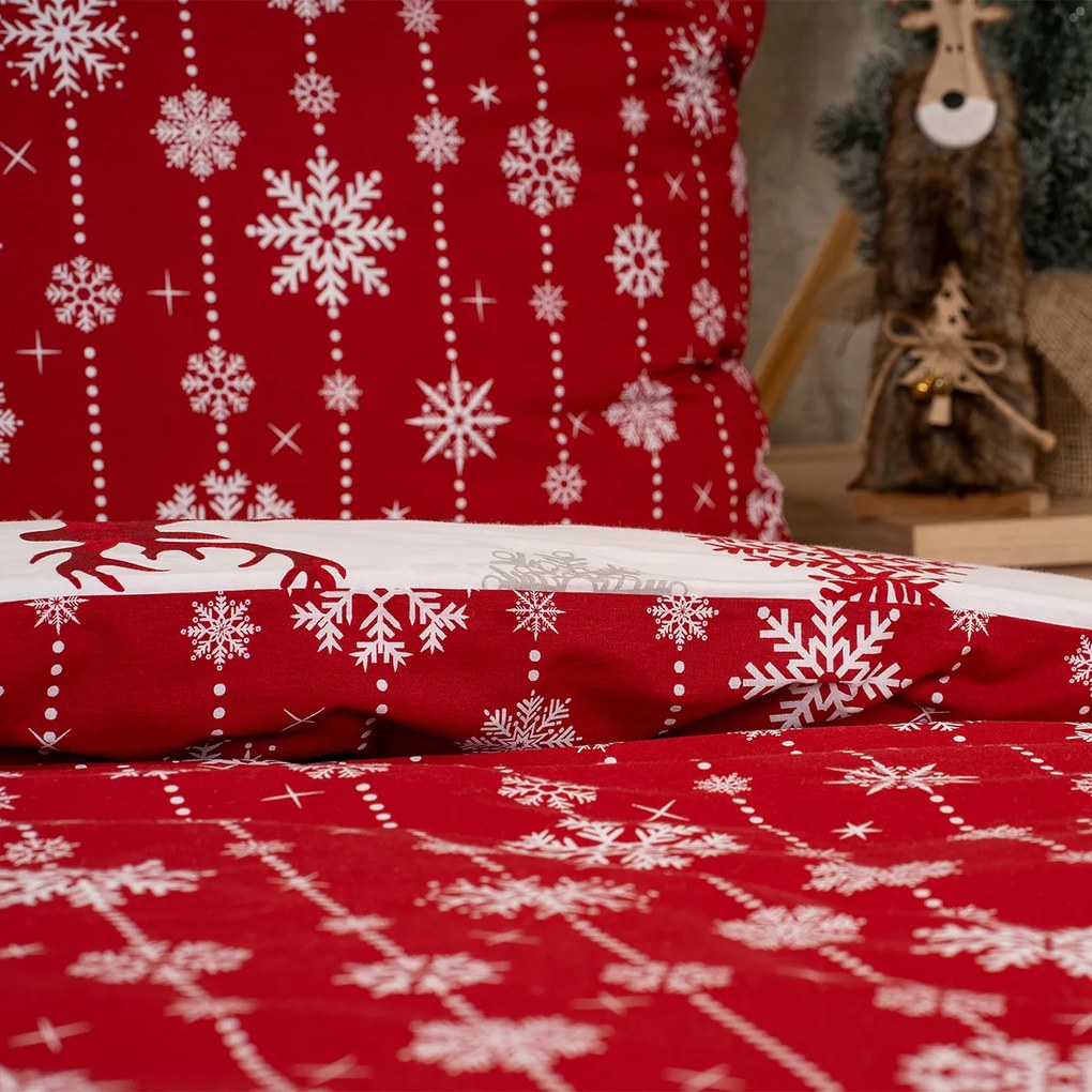 4Home Snow pamut ágyneműhuzat, 140 x 220 cm, 70 x 90 cm