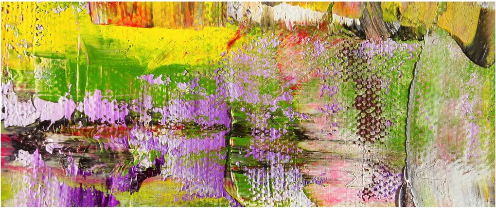 Absztrakció kép - festmény (120x50 cm)