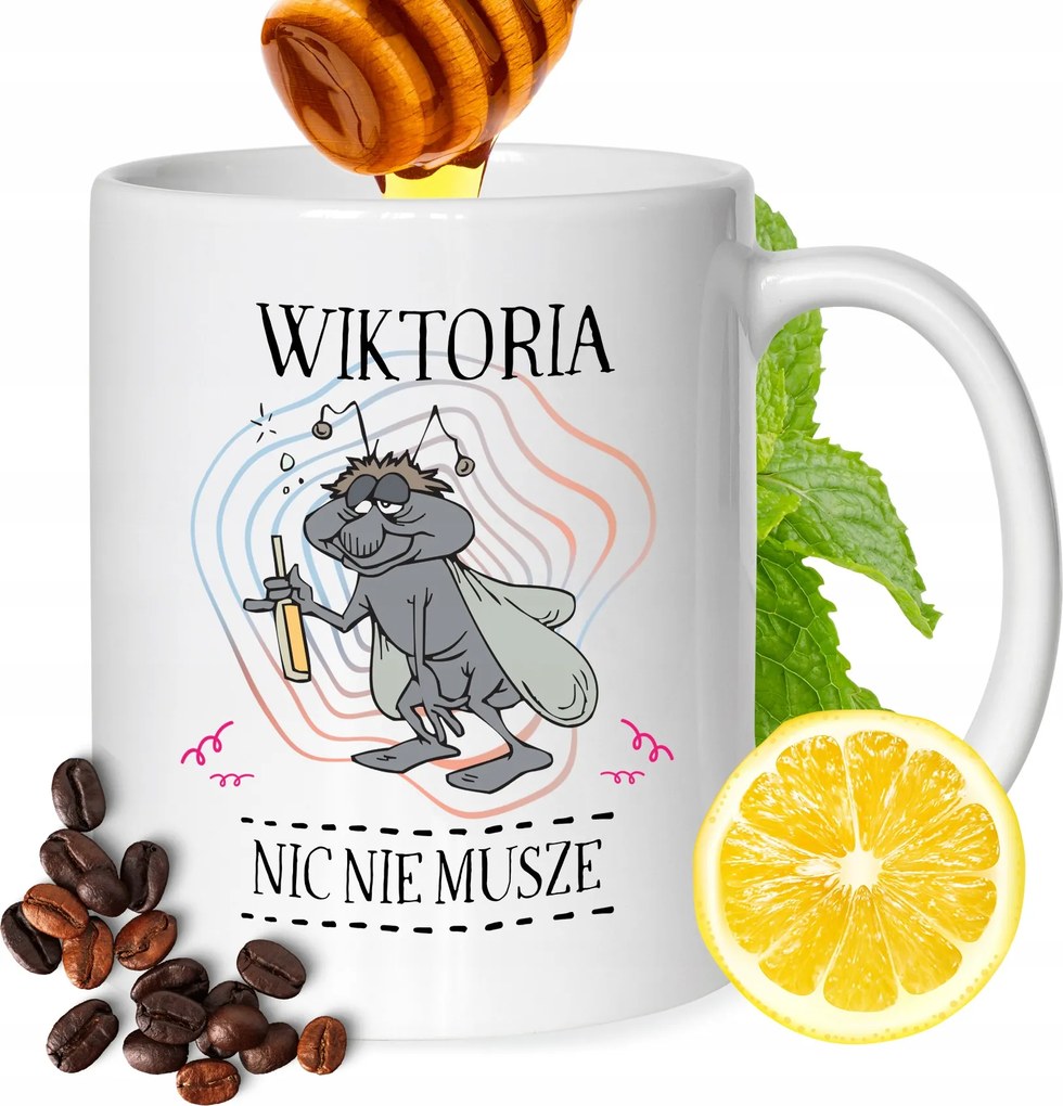 Bögre Viktória Barátnőknek Ajándék Nyomtatott Fehér 330ml