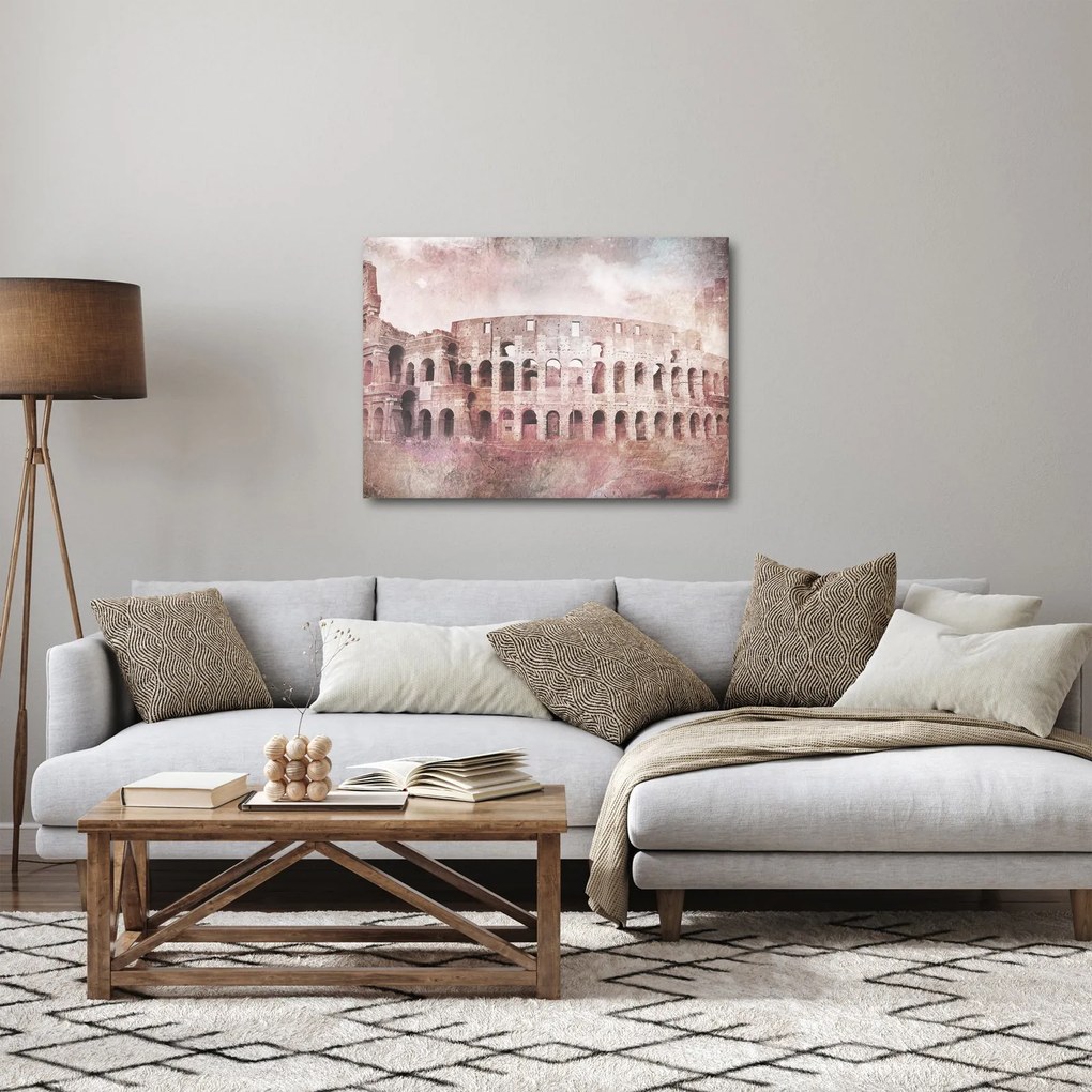 Kép - Vintage képeslap a városról N⁰2 (70x50 cm)