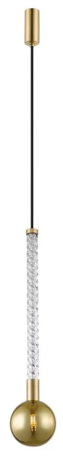 Zuma Line P0583-01A-2GHF - Csillár zsinóron MIDA 1xG9/6W/230V réz