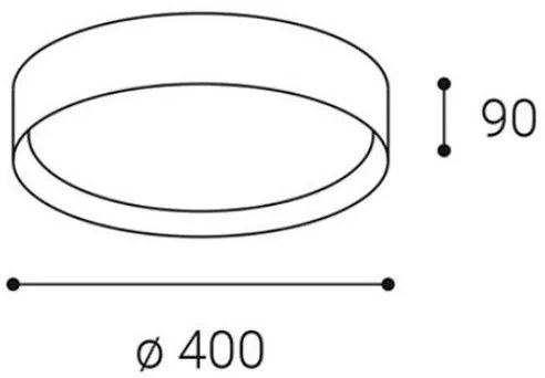 LED2 - LED Mennyezeti lámpa MILA LED/30W/230V 3000/4000K