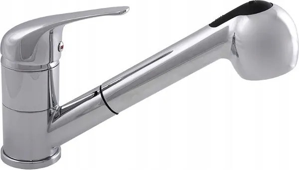 Rosso Mosogató Csaptelep Álló Kihúzható Kifolyócső Króm