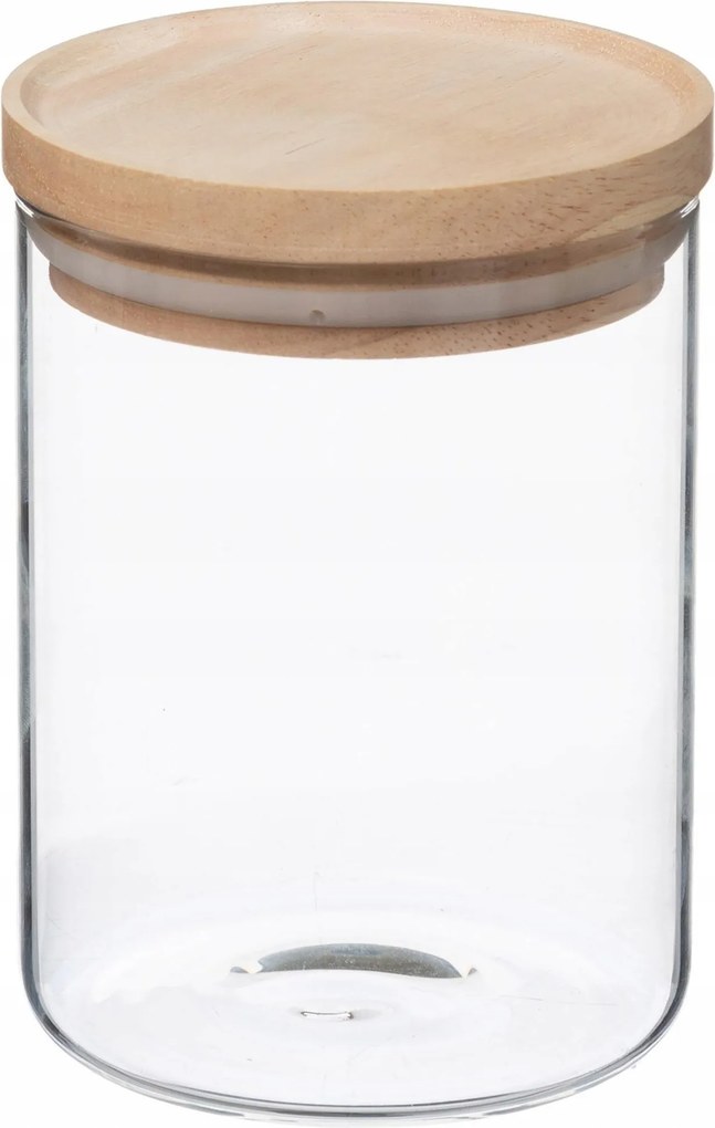 Üvegtartály Fa Dugóval 600 ml