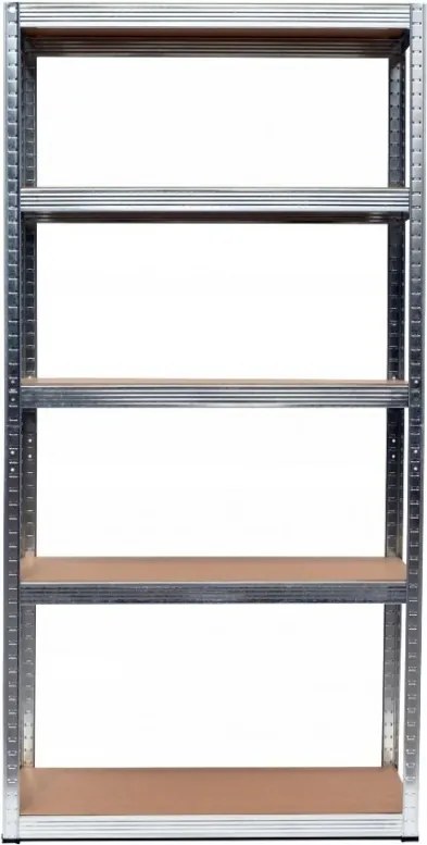 Álló polc, fém, 180X90X40, 175 kg / polc